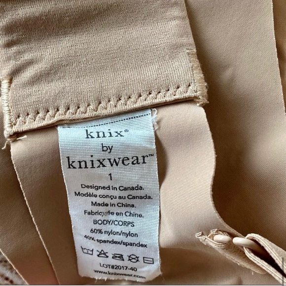 KNIX Evolution V-Neck Tan Bra (No Padding) Size 1 - Picture 7 of 8